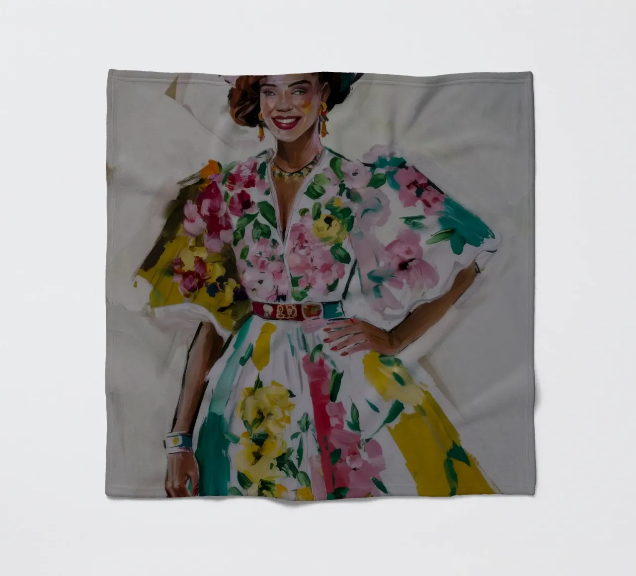 Abito floreale Grace coperta in pile da Haven Fantasy