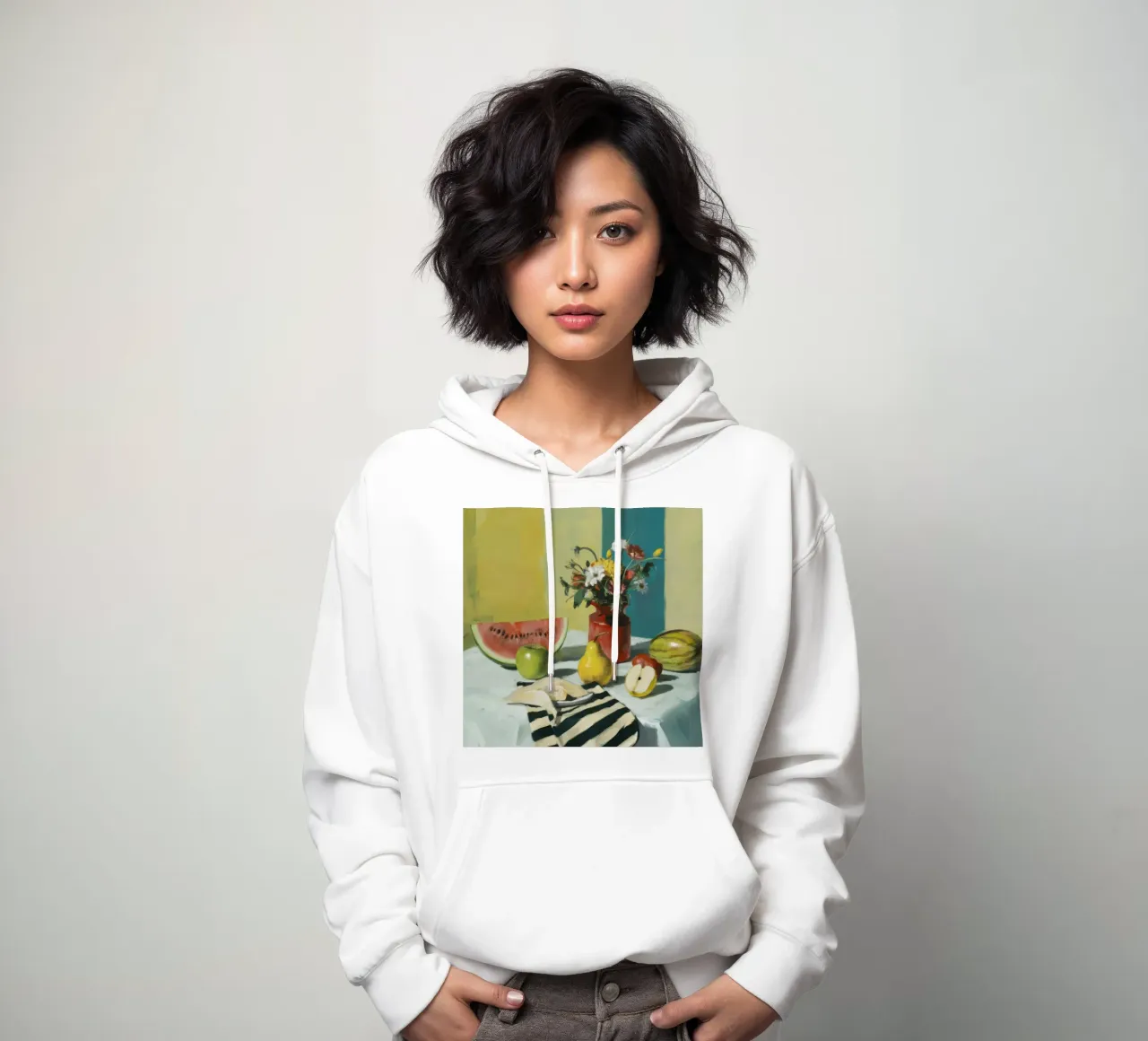 Reposo de pera y sandía sudadera con capucha de Fable Tempa