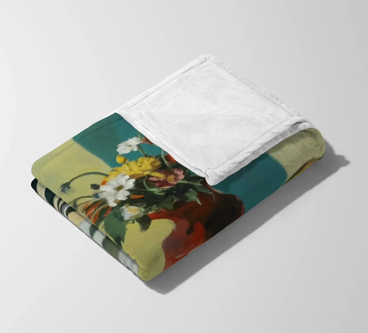 Pear and Watermelon Repose fleece blanket by Fable Tempa
