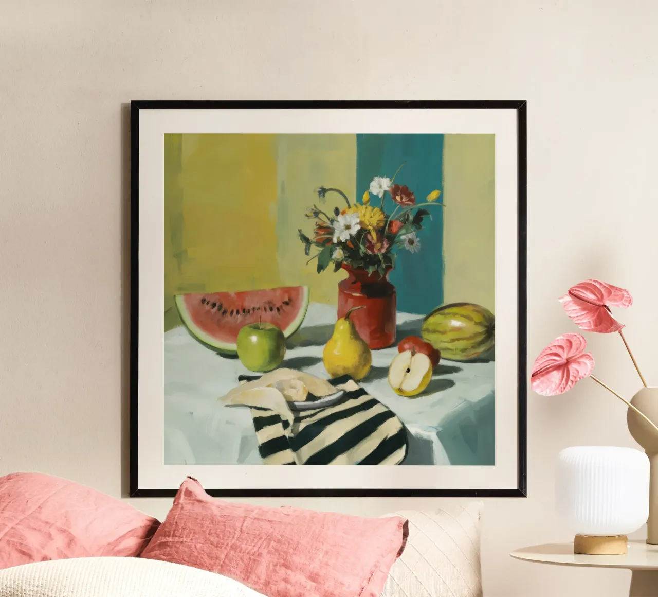 Riposo di pere e angurie poster da Fable Tempa