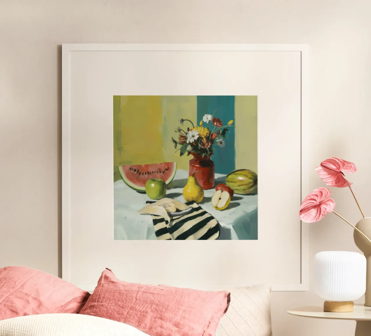 Riposo di pere e angurie poster da Fable Tempa