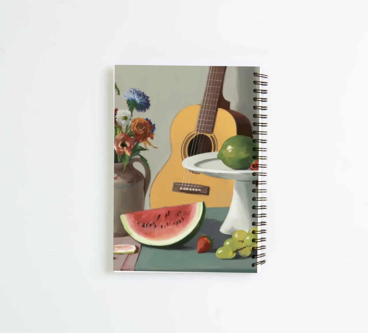 Armonia di chitarra e uva diario ad anelli da Fable Tempa