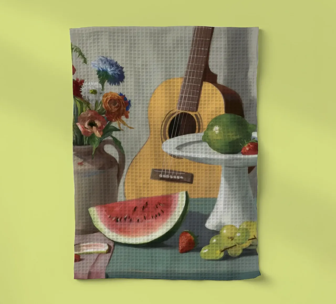 Armonia di chitarra e uva canovaccio da cucina da Fable Tempa