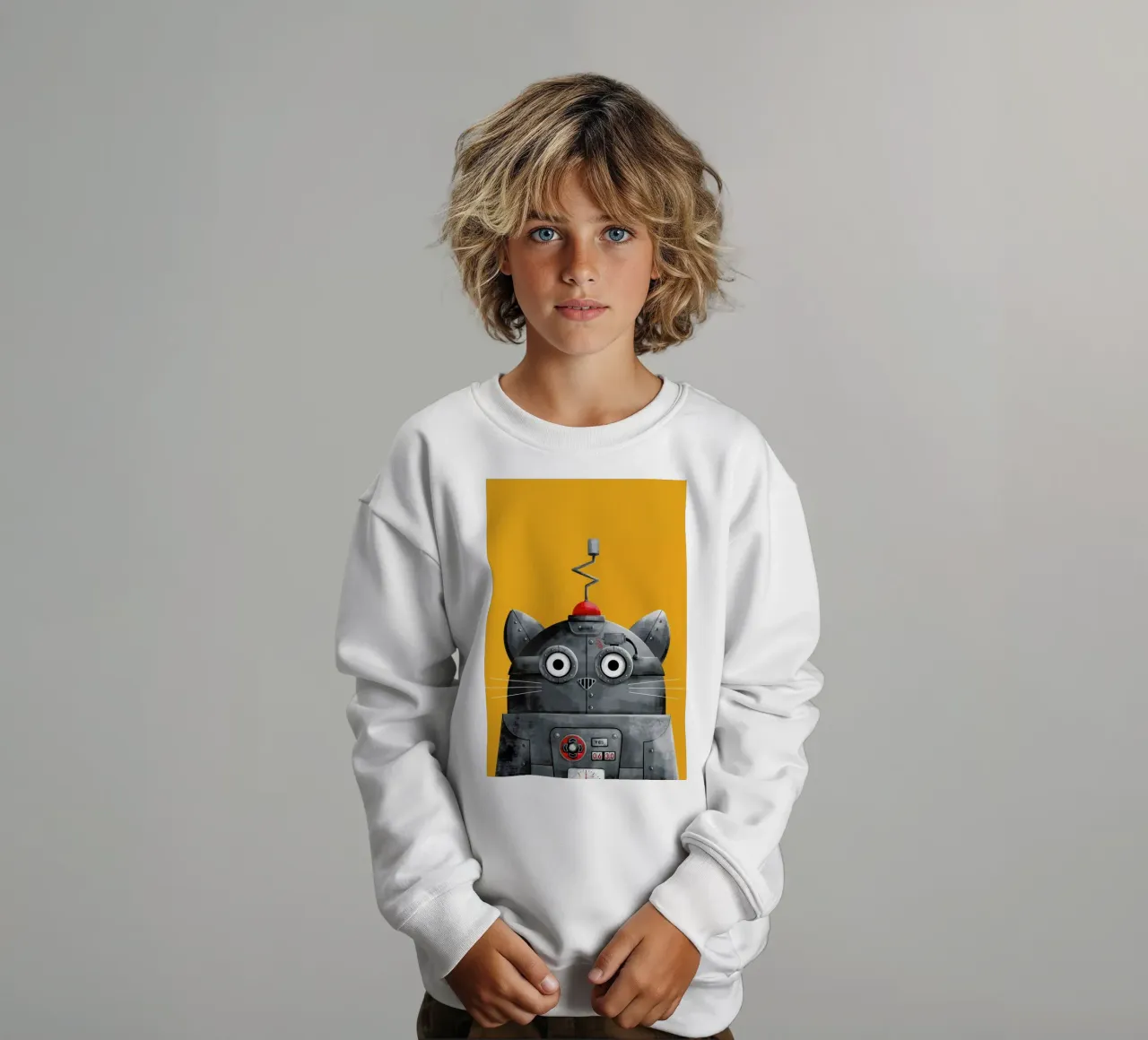 Cat Robot felpa bambino da Doozal