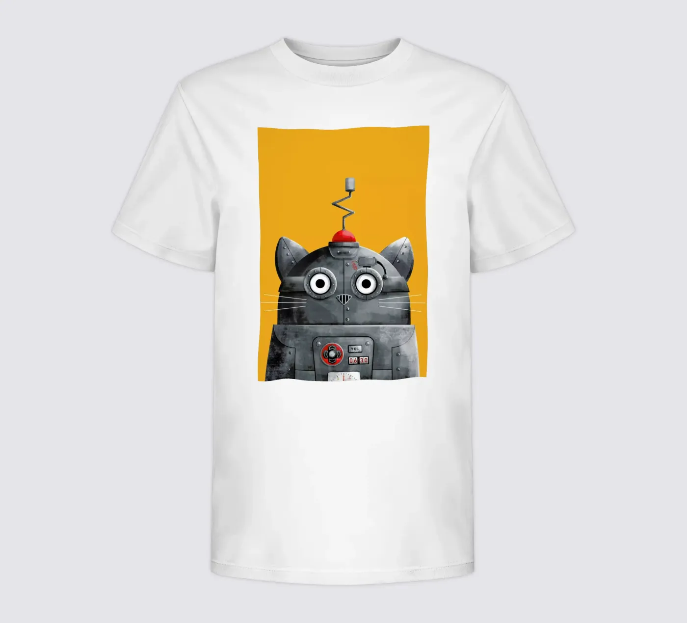 Cat Robot t-shirt bambini da Doozal