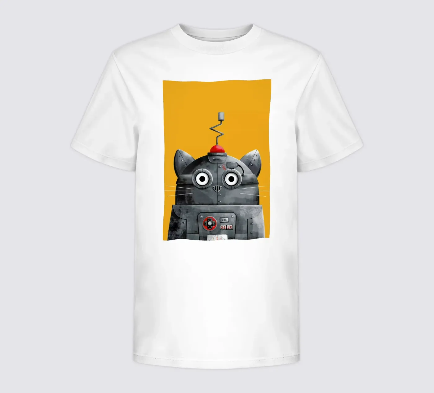 Cat Robot t-shirt bambini da Doozal