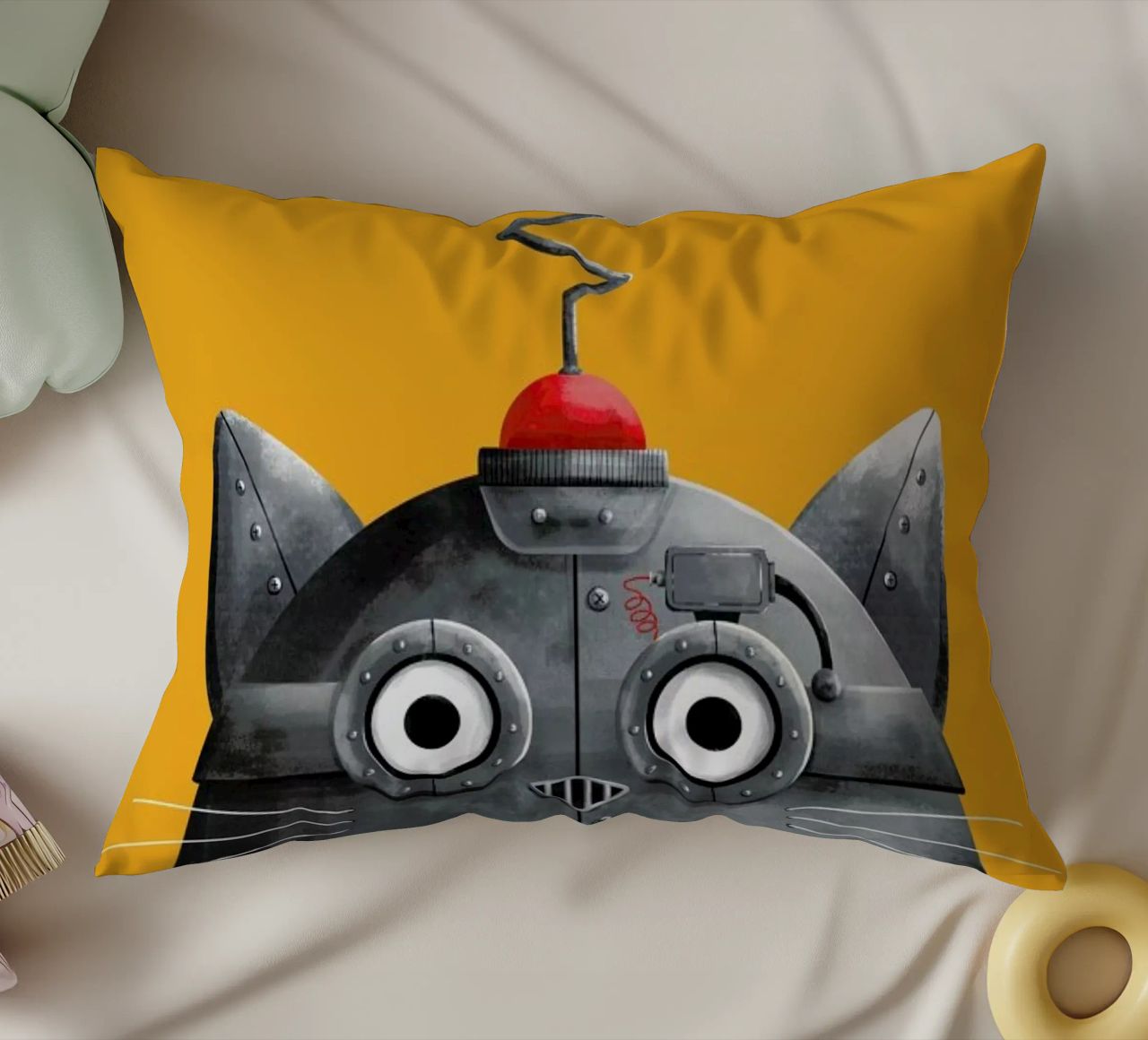 Cat Robot cuscino da Doozal
