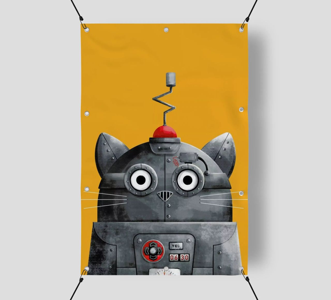 Cat Robot telo in pvc da Doozal