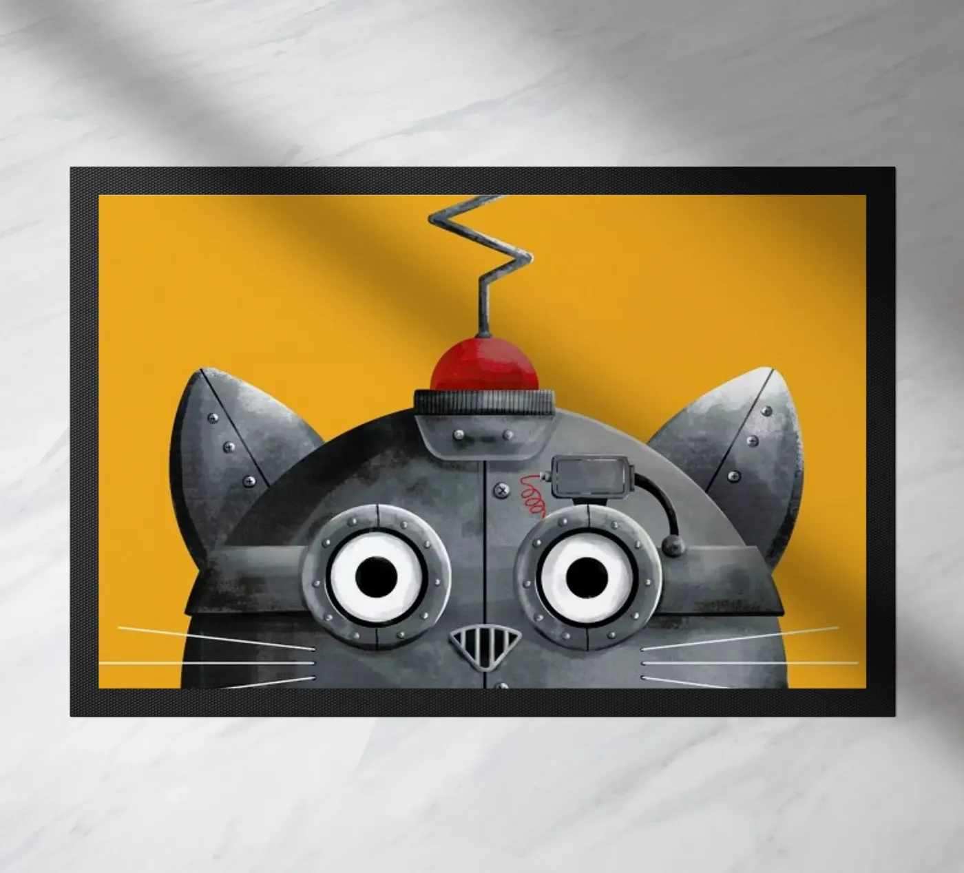 Cat Robot deurmat van Doozal