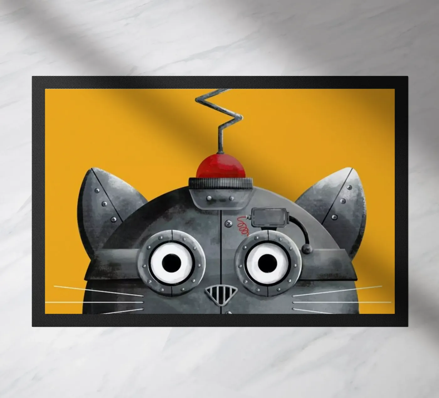 Cat Robot deurmat van Doozal