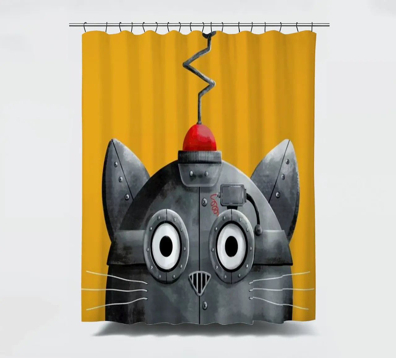 Cat Robot tenda da doccia da Doozal