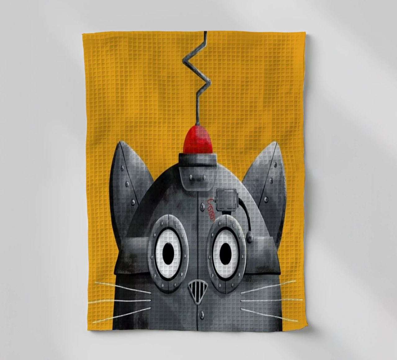 Cat Robot canovaccio da cucina da Doozal