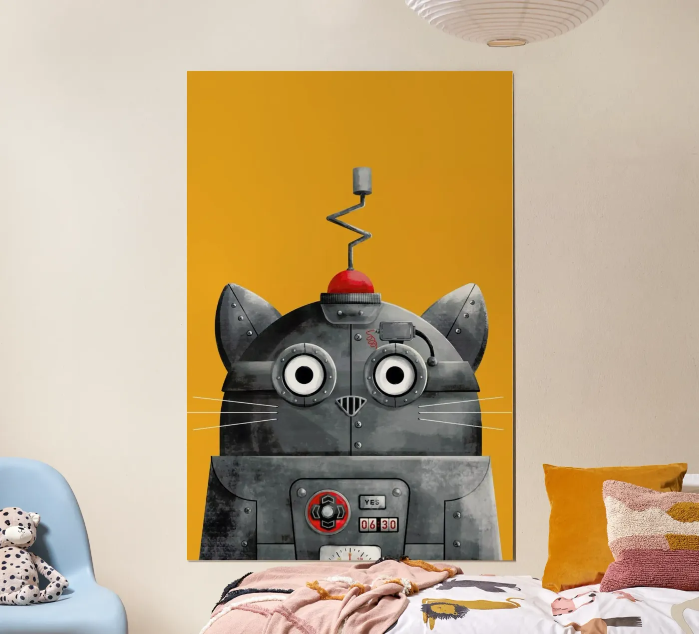 Cat Robot poster van Doozal