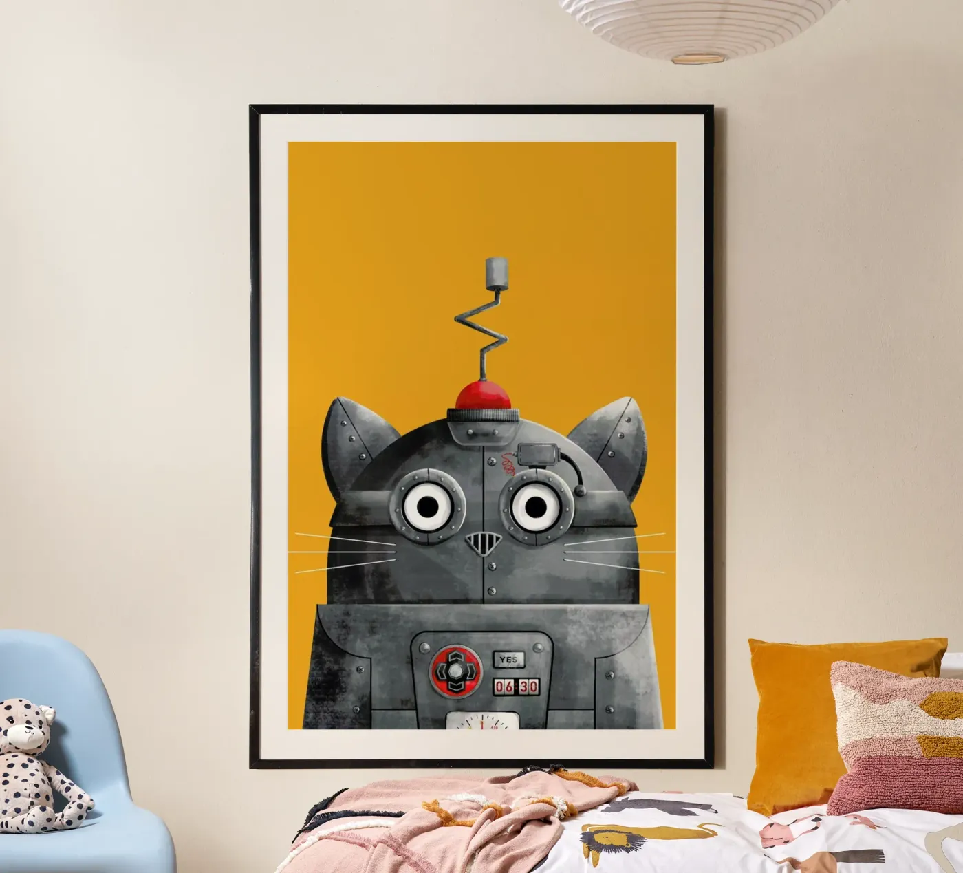 Cat Robot poster van Doozal