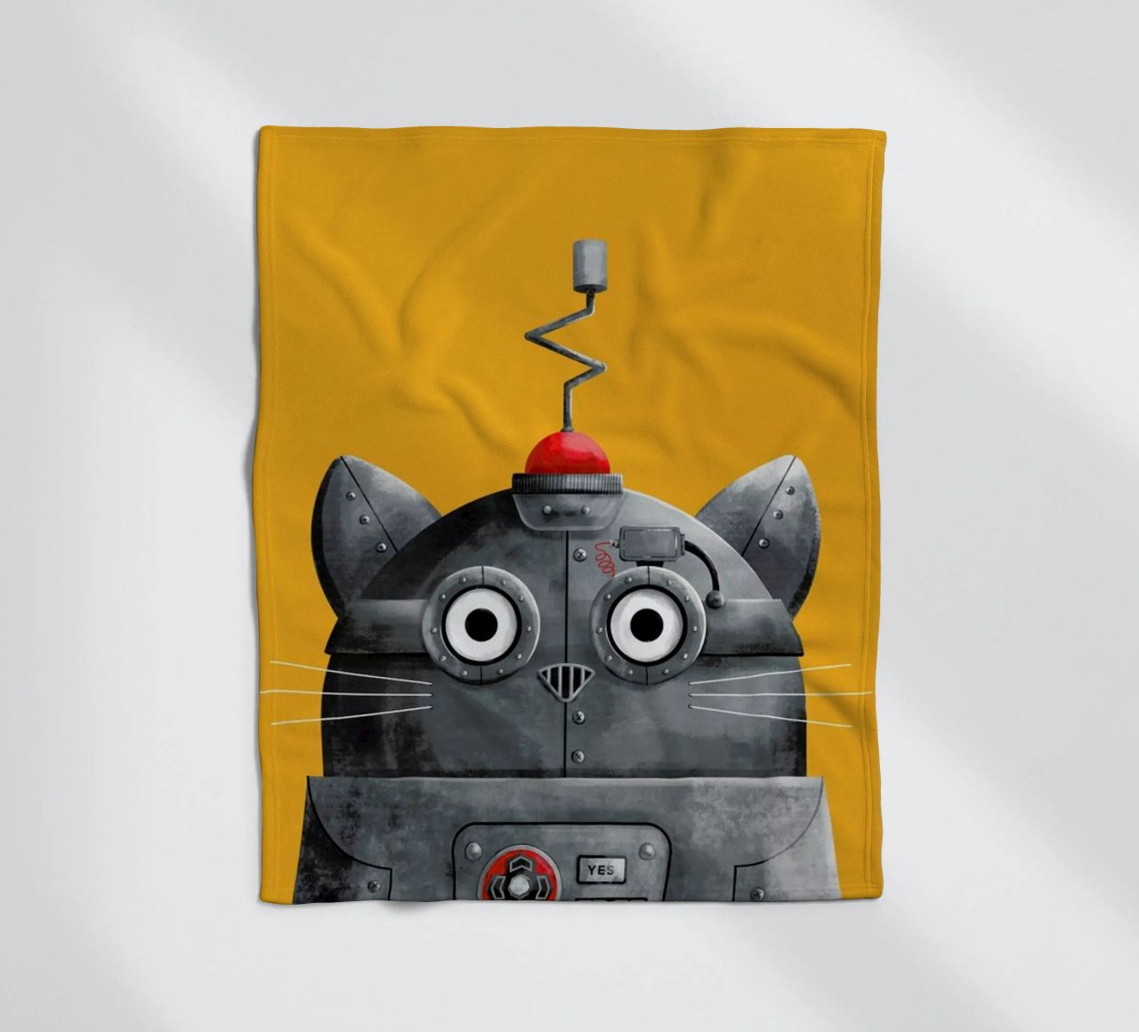 Cat Robot coperta in pile da Doozal