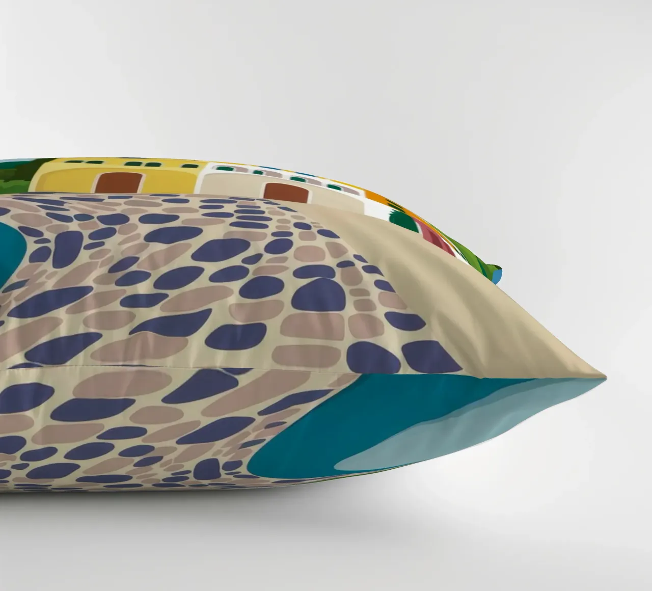 Lemon Tree Pathway decorative cushion by FadeAura