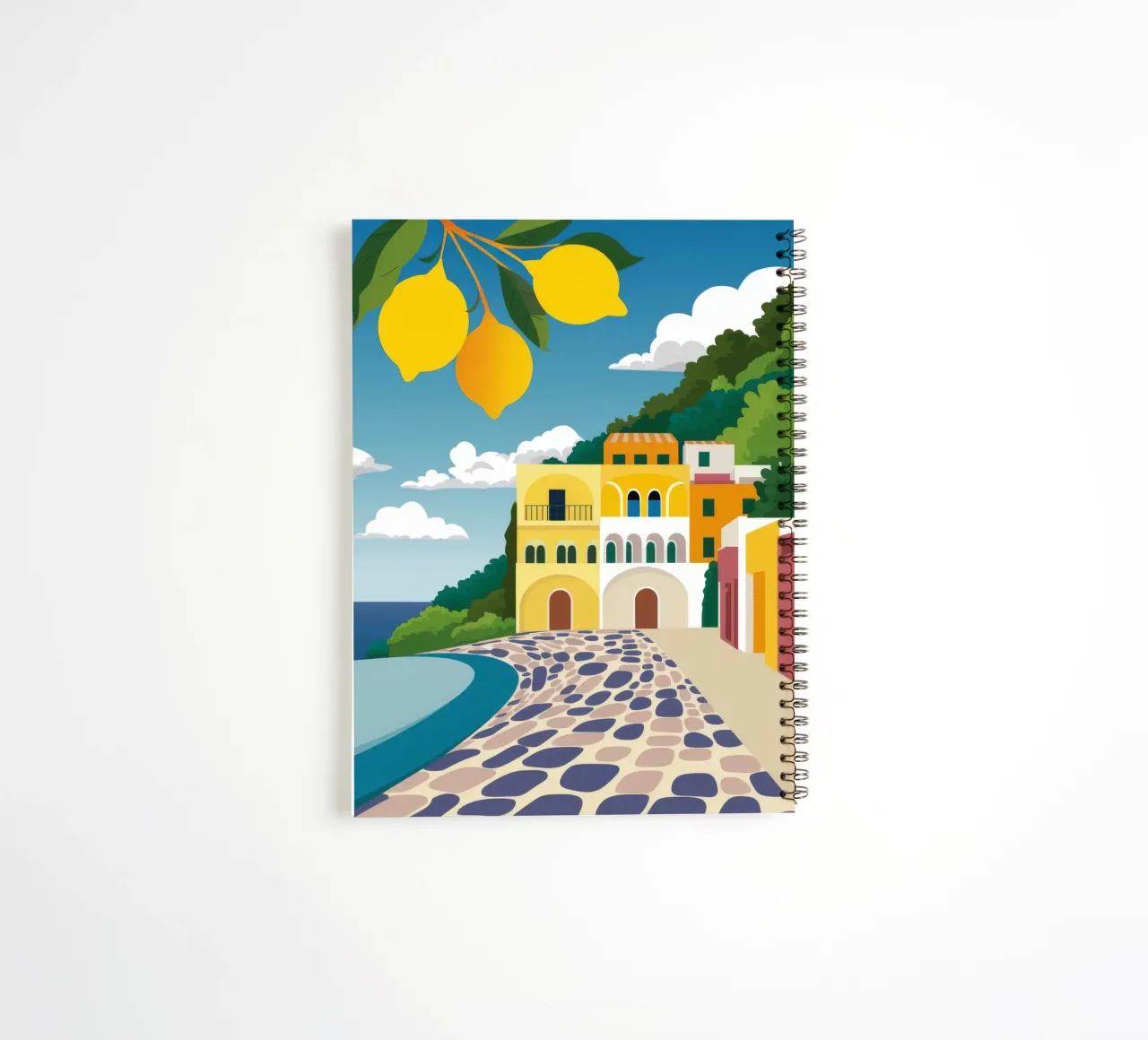Lemon Tree Pathway spiral notebook by FadeAura