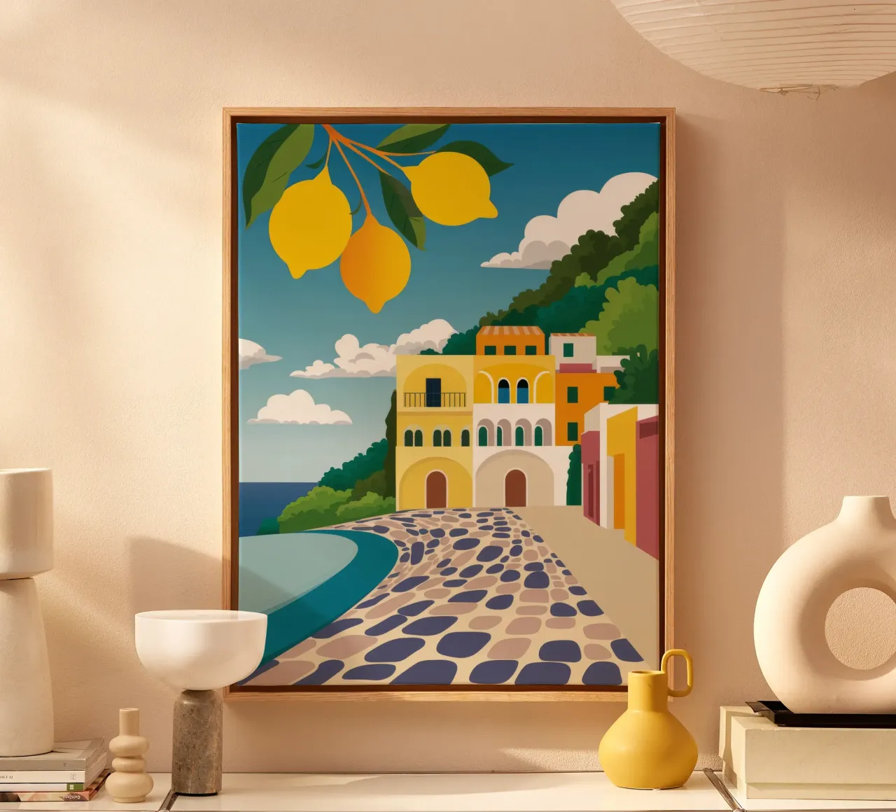 Lemon Tree Pathway canvas by FadeAura