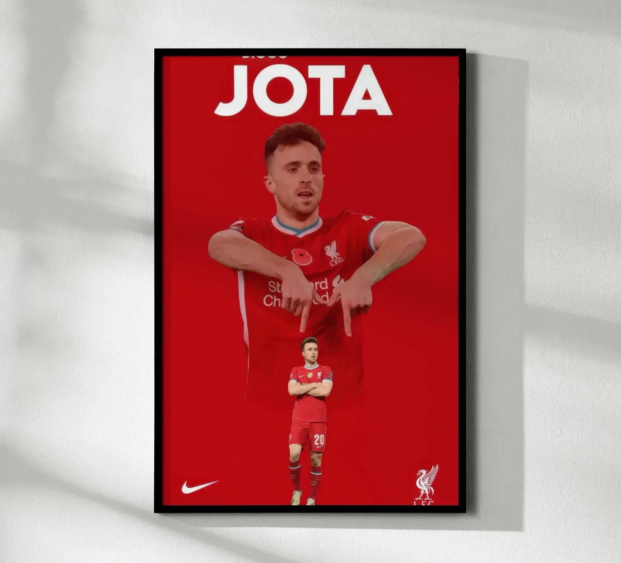 M Celebrazione di Diogo Jota poster da nice sport