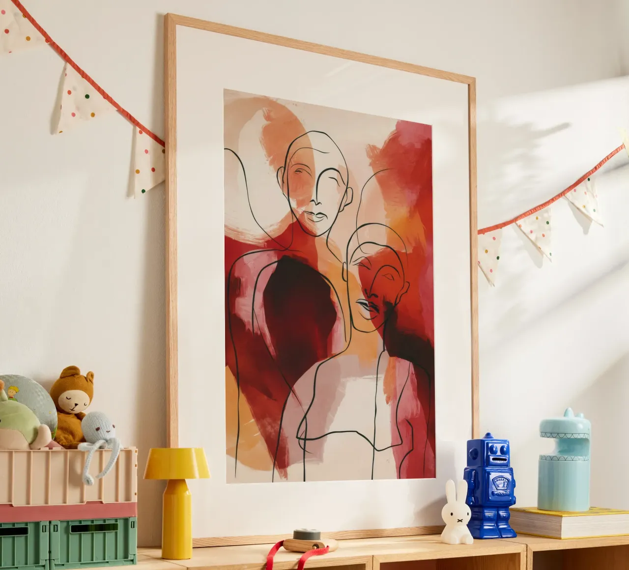 Abstract Face Collage poster by Haven Fantasy