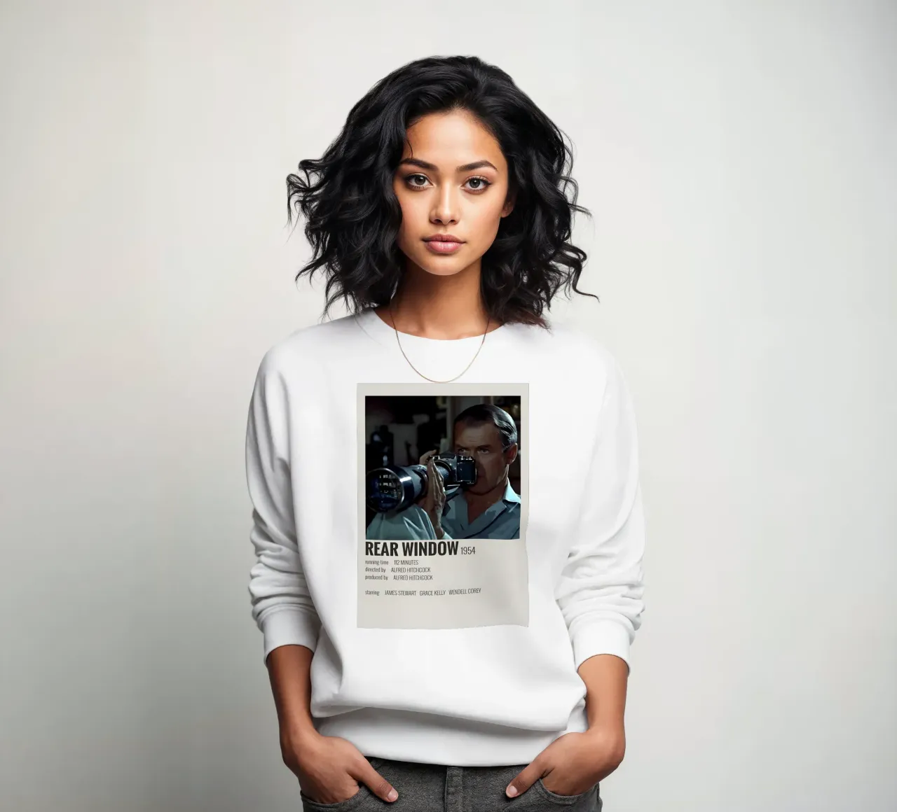 REAR WINDOW 1954 felpa da MVFminimalist