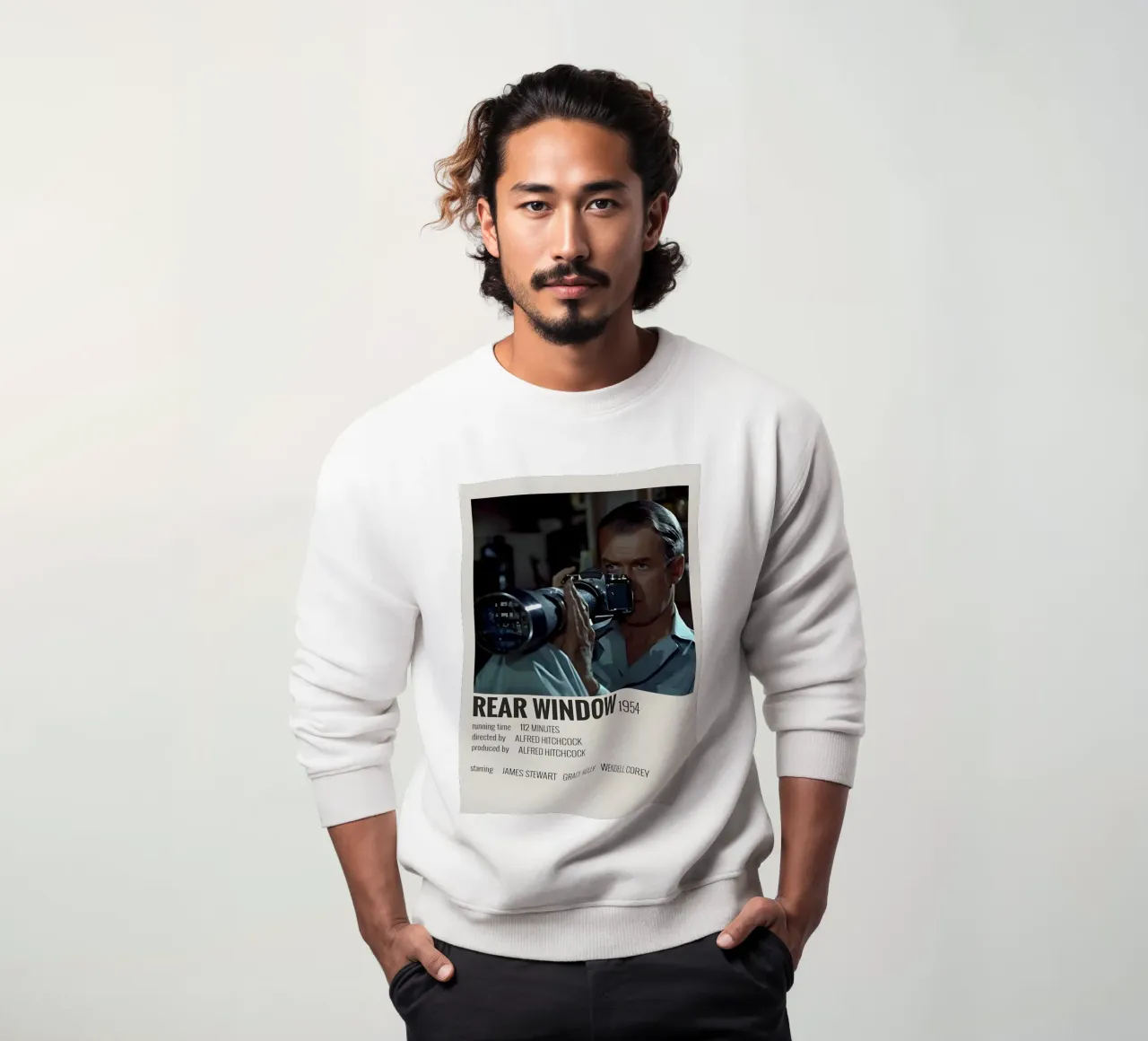 REAR WINDOW 1954 felpa da MVFminimalist