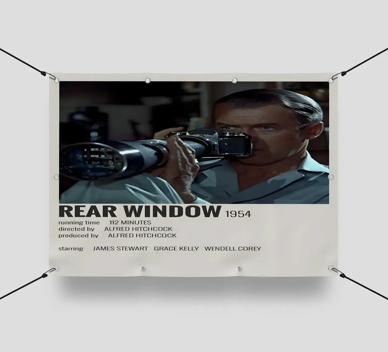 REAR WINDOW 1954 telo in pvc da MVFminimalist