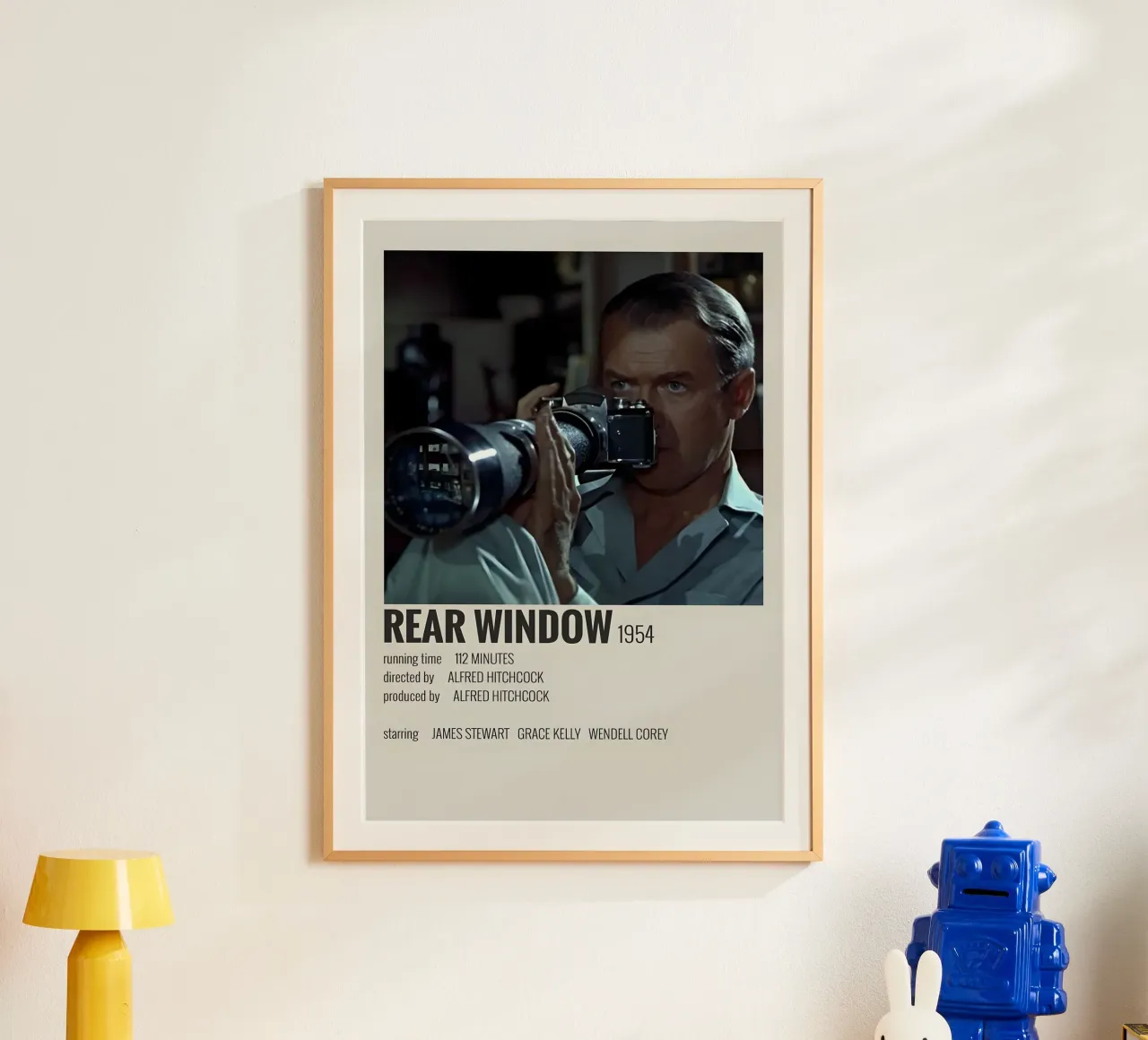 REAR WINDOW 1954 carta hahnemühle da MVFminimalist