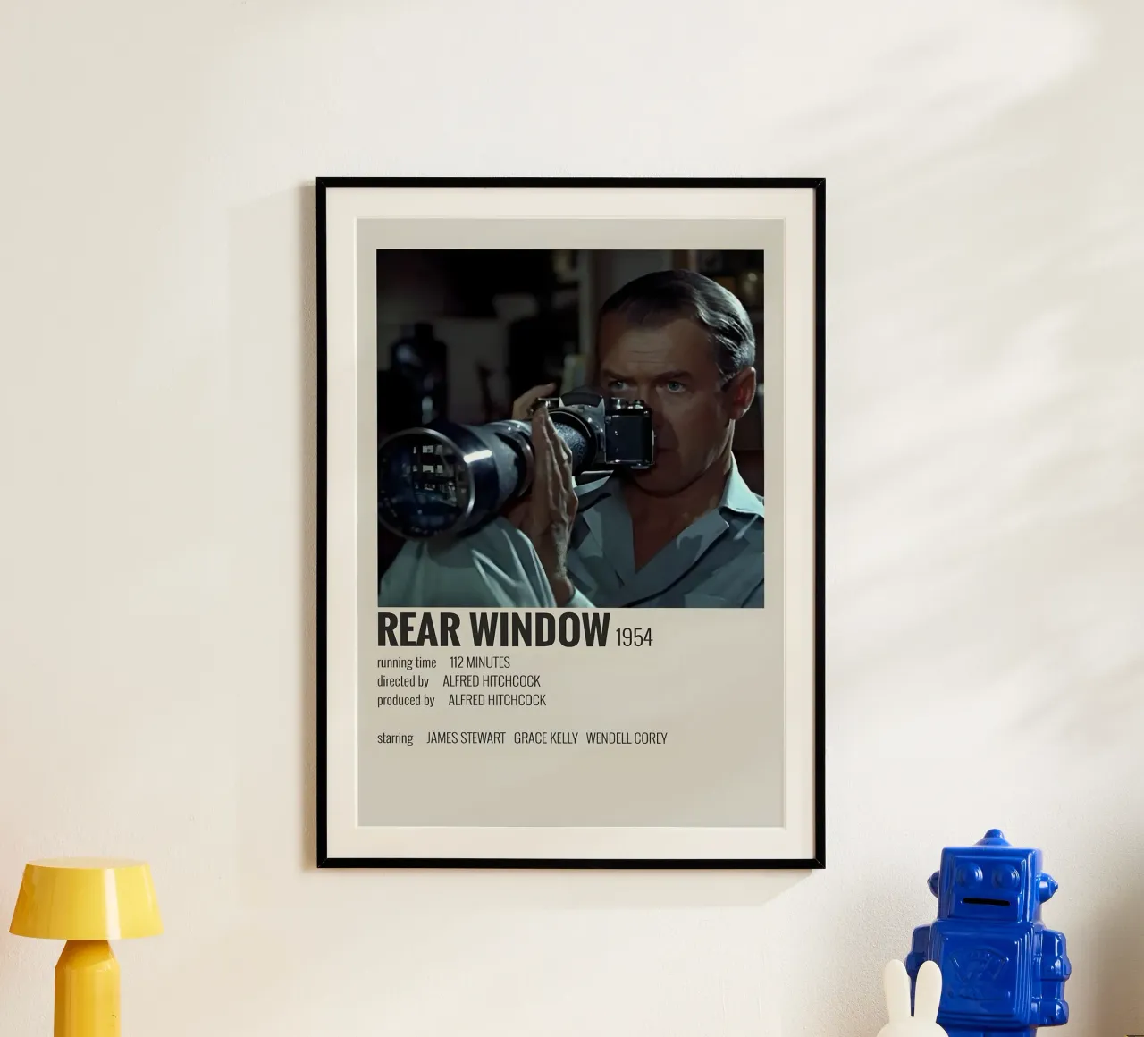 REAR WINDOW 1954 carta hahnemühle da MVFminimalist