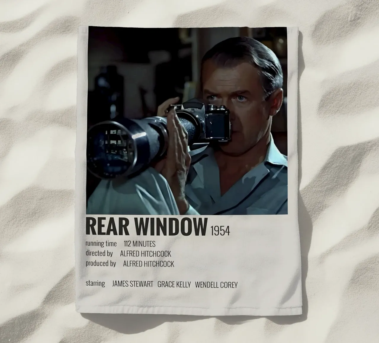 REAR WINDOW 1954 telo mare da MVFminimalist