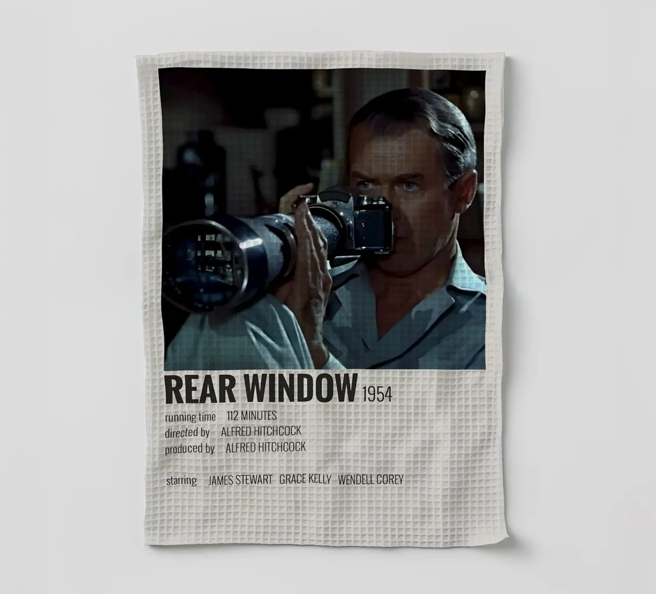 REAR WINDOW 1954 canovaccio da cucina da MVFminimalist