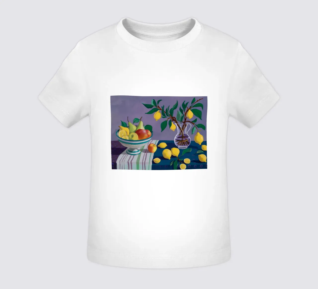 Lemon Tree Nocturne baby t-shirt by Fable Tempa