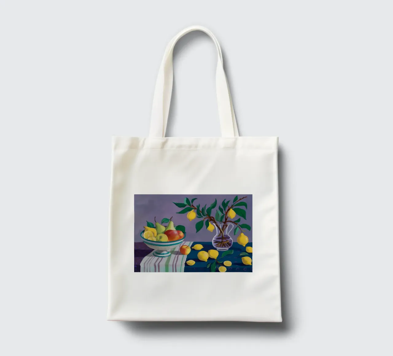 Lemon Tree Nocturne tote bag by Fable Tempa