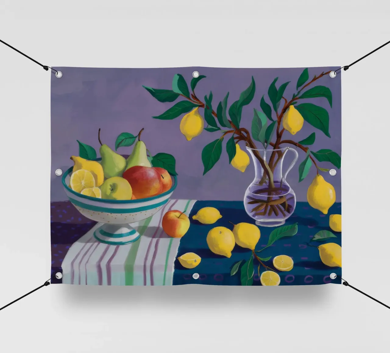 Notturno dell'albero di limone telo in pvc da Fable Tempa