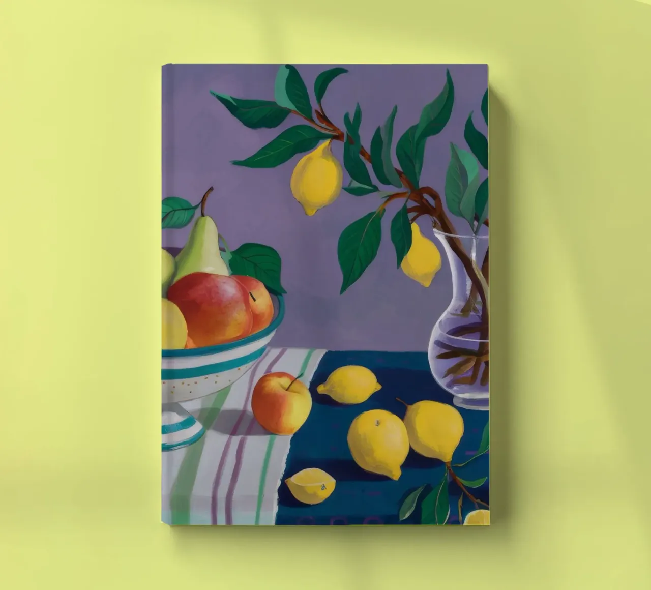 Lemon Tree Nocturne notebook by Fable Tempa