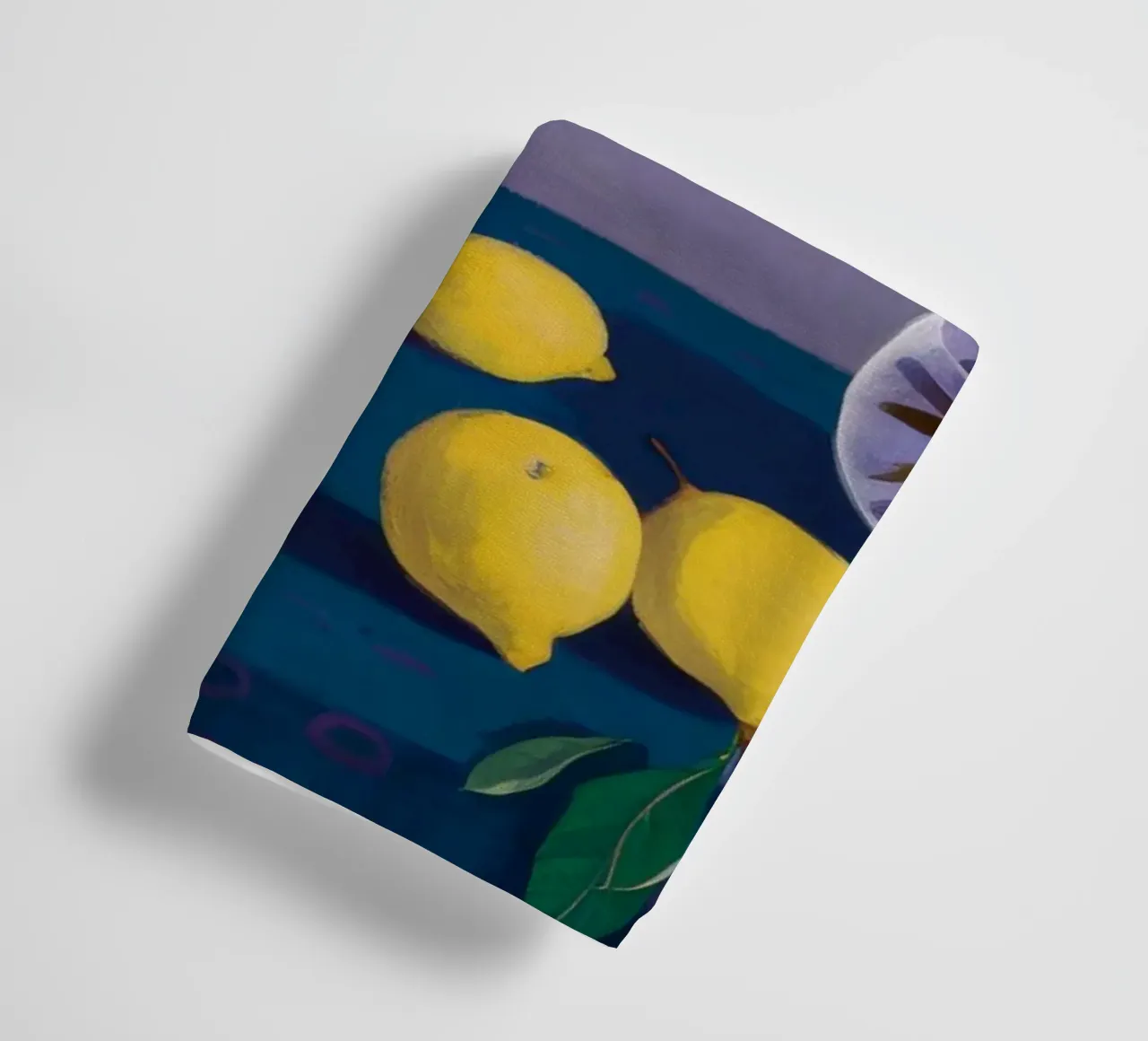 Lemon Tree Nocturne towel by Fable Tempa