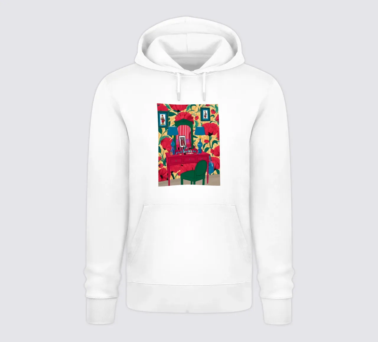 Scrivania Crimson Bloom felpa con cappuccio da Haven Fantasy