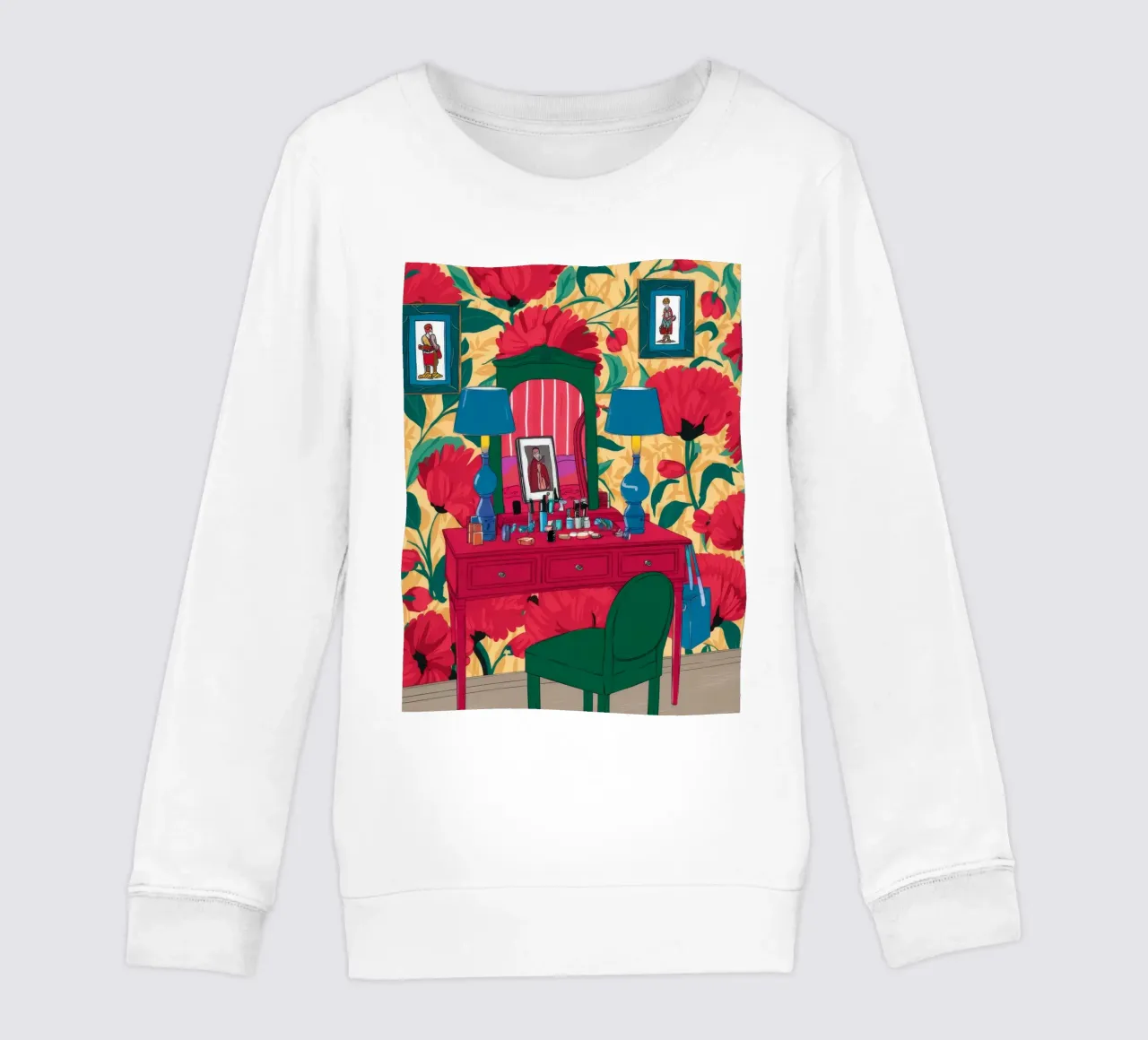 Scrivania Crimson Bloom felpa bambino da Haven Fantasy
