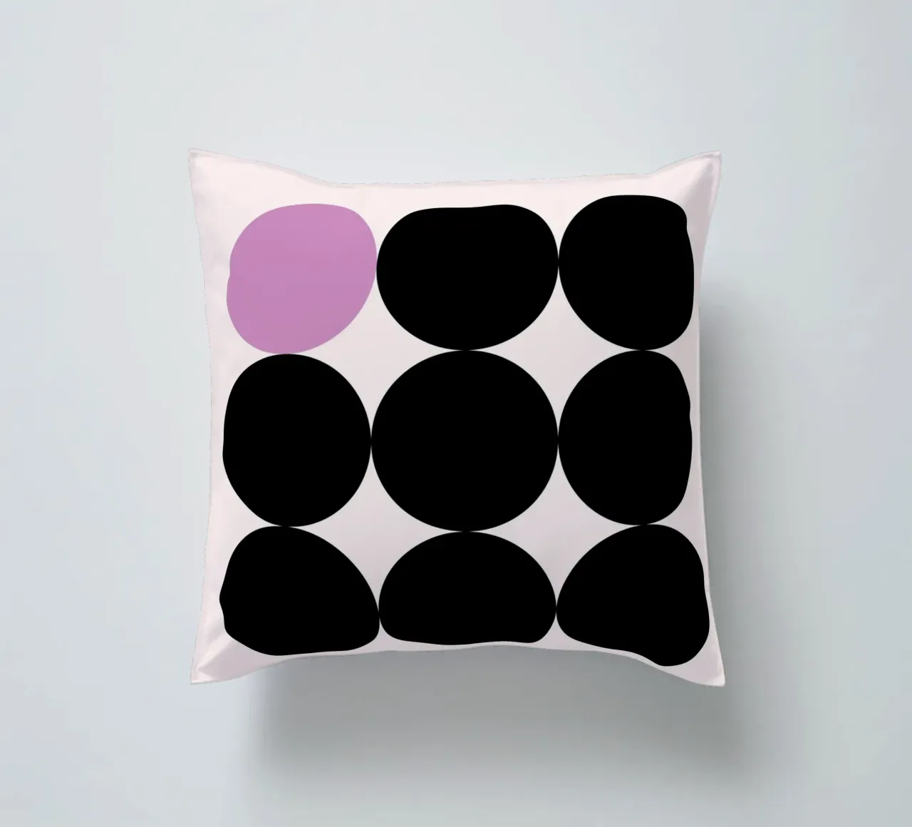 Bauhaus circles pattern decorative cushion by Casa Calm