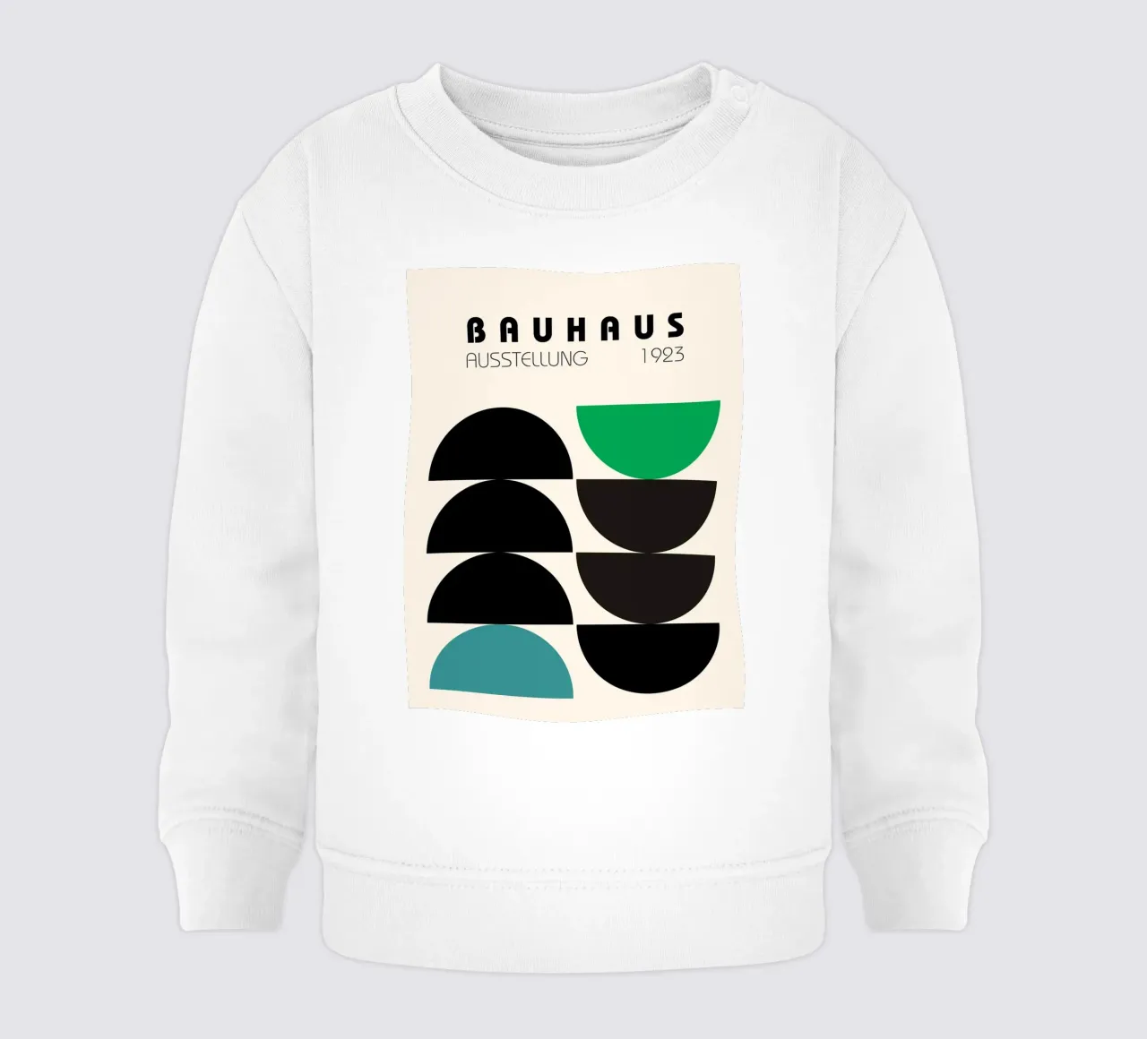 Composizione a semicerchio Bauhaus felpa neonato da Casa Calm