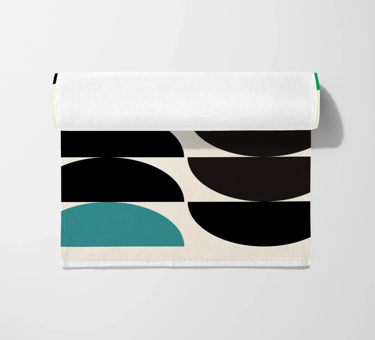 Composizione a semicerchio Bauhaus telo mare da Casa Calm