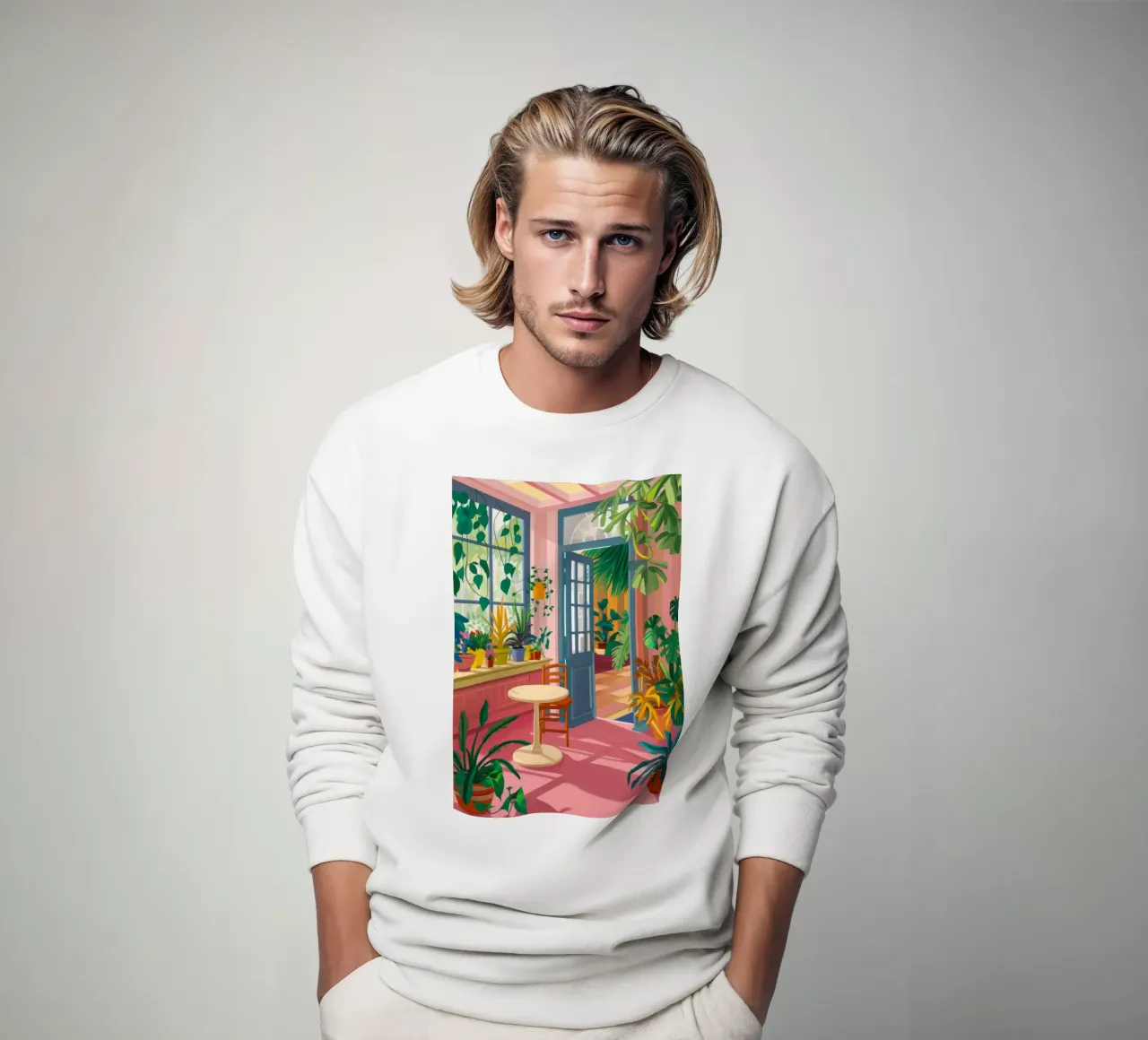 Camera della giungla illuminata dal sole felpa da Haven Fantasy