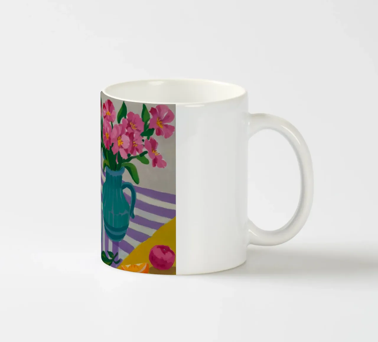 Giglio Rosa Agrumi tazza in ceramica da Fable Tempa