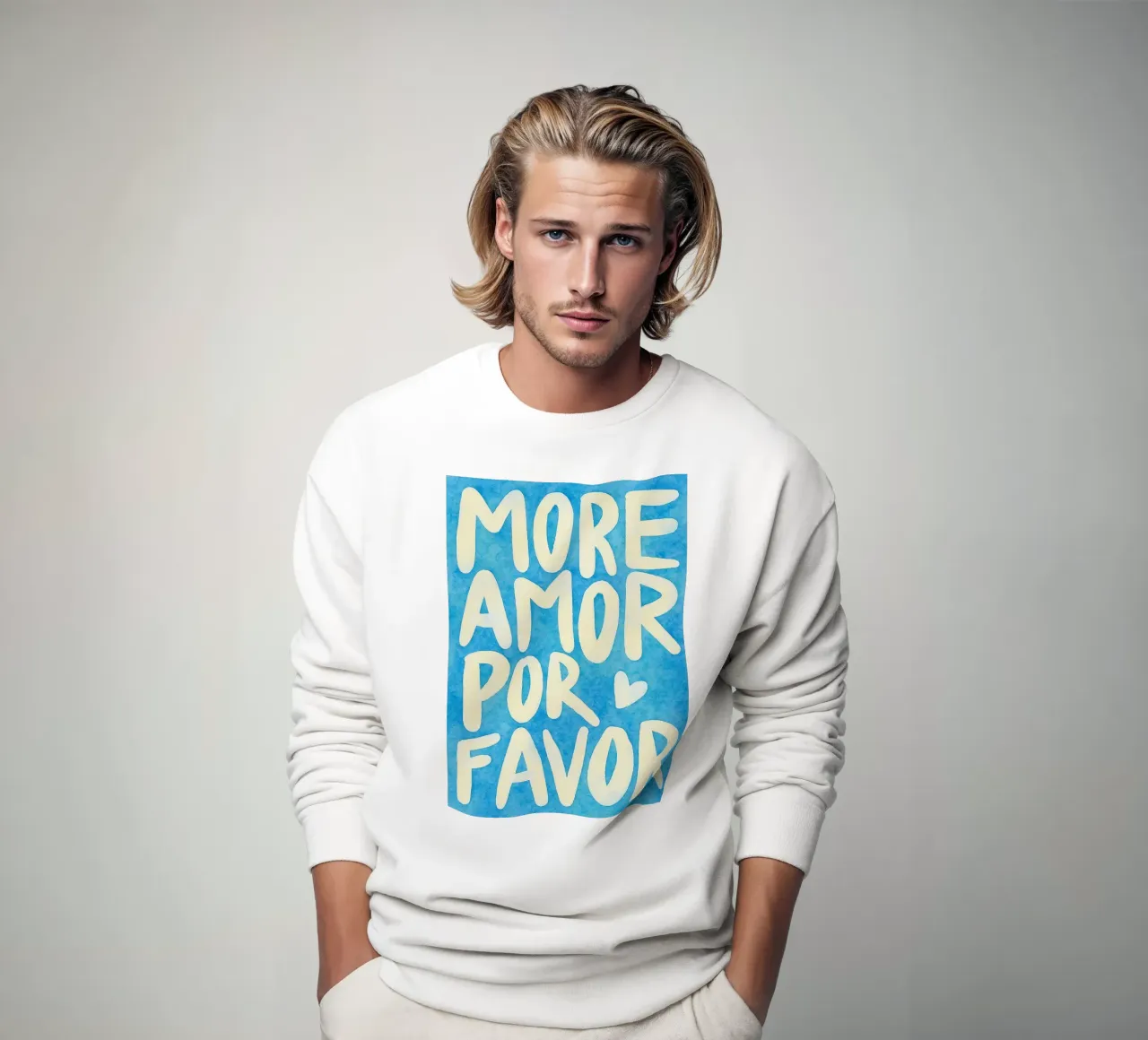 più amore por vafor felpa da onelove