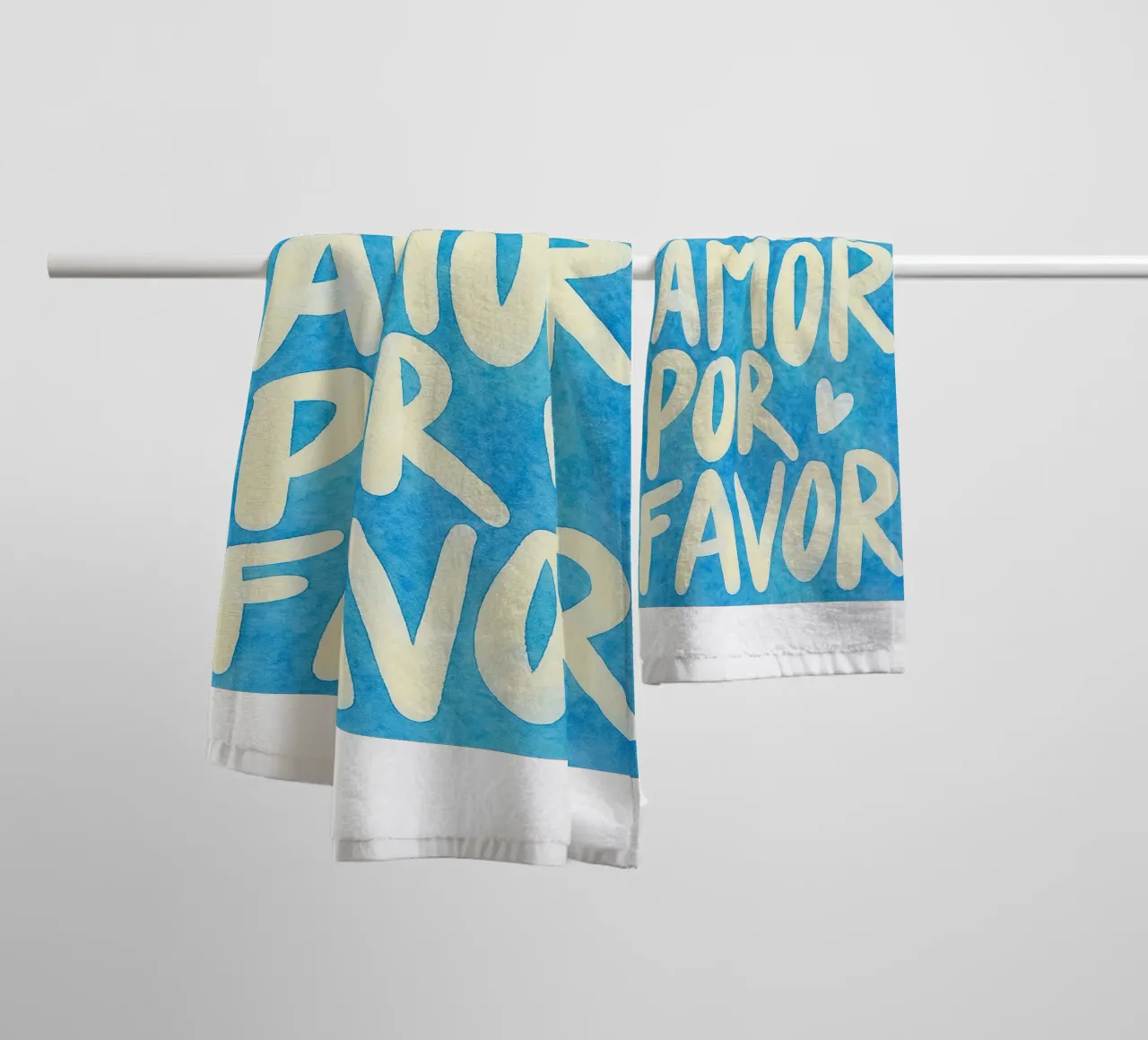 more amore por vafor towel by onelove