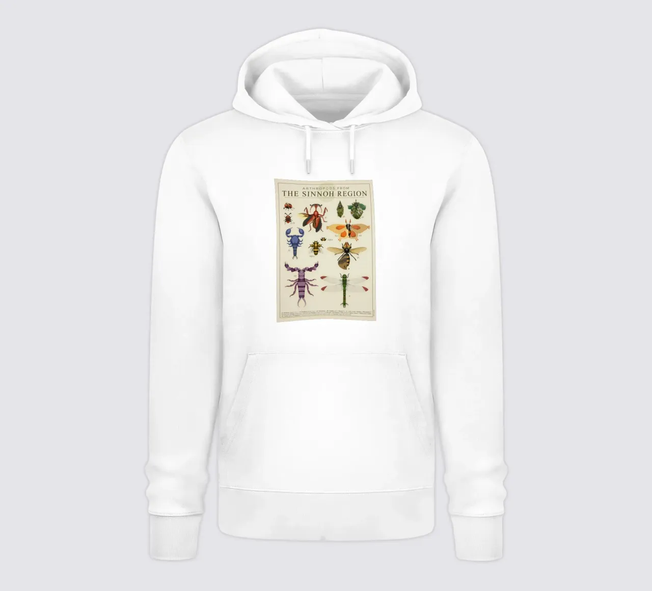 Artropodi di Sinnoh felpa con cappuccio da Lacerdaprint
