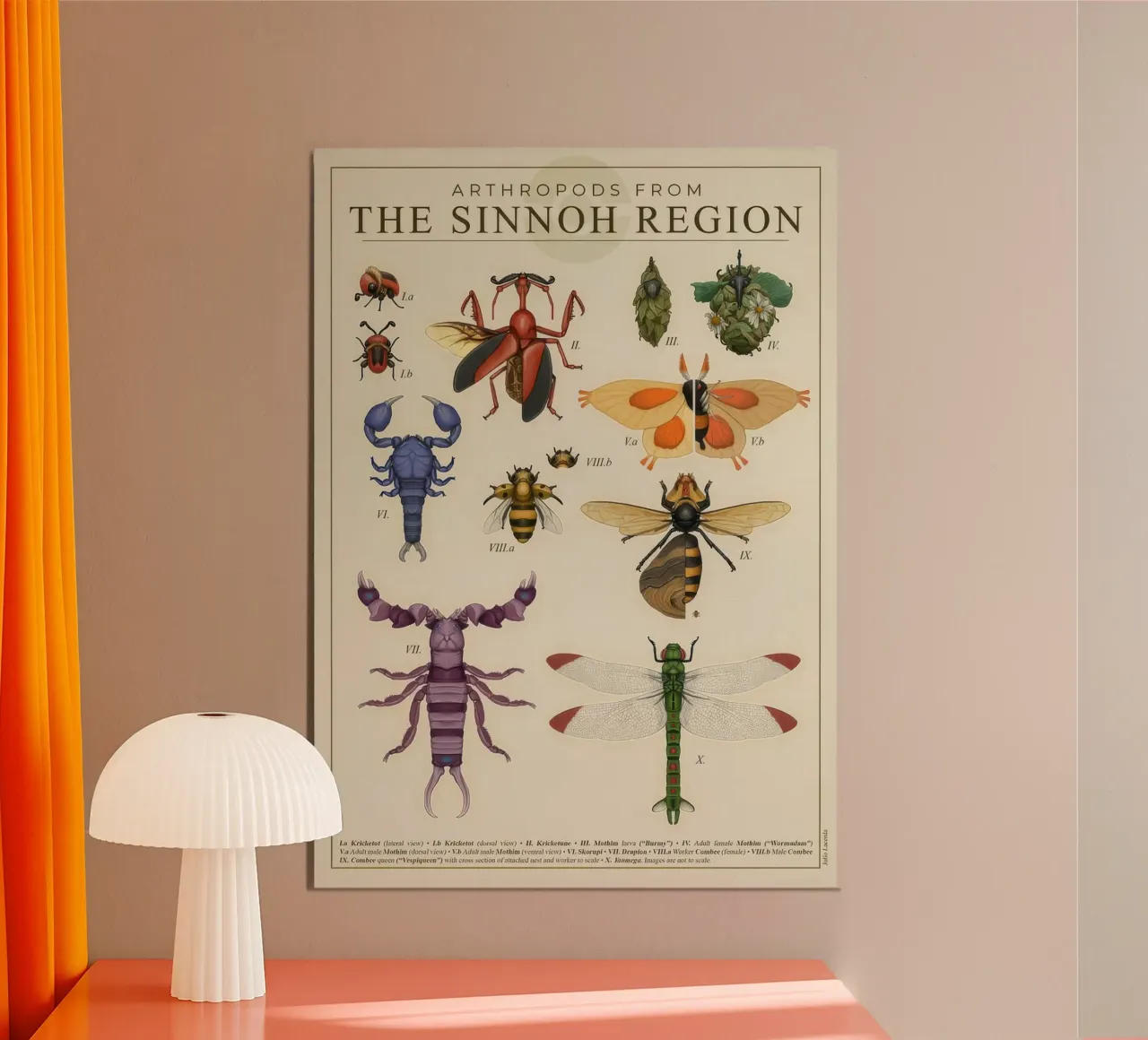 Artropodi di Sinnoh alluminio dibond da Lacerdaprint