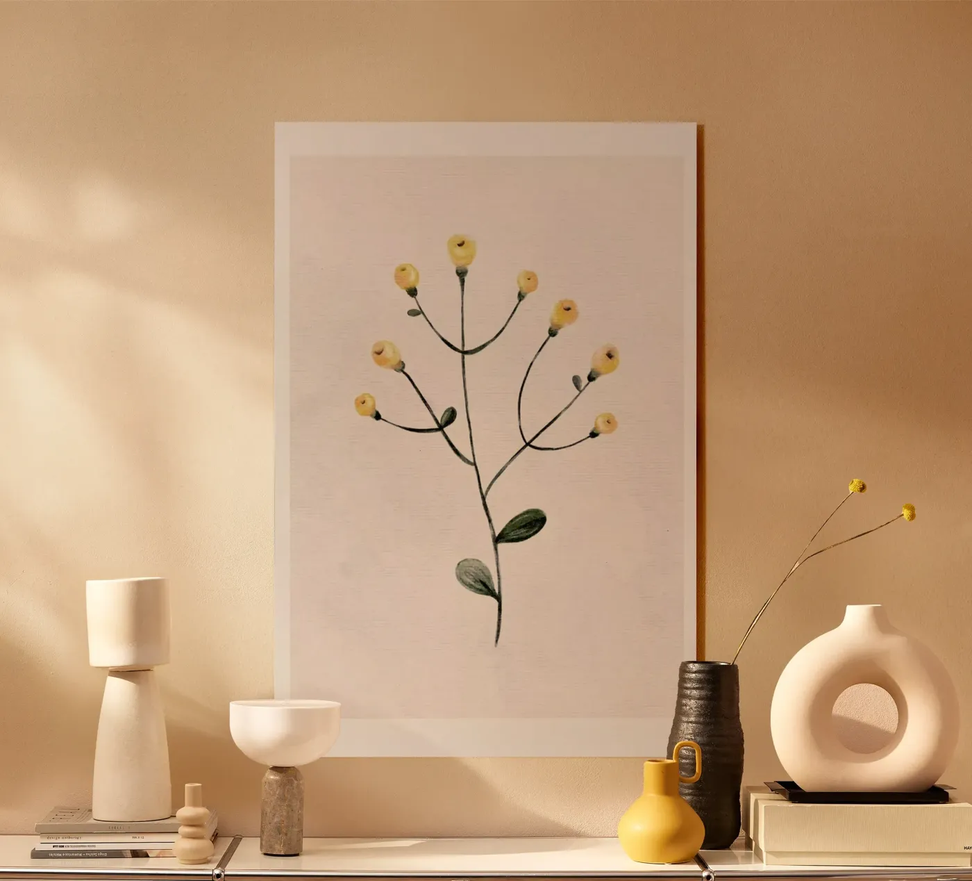 Yellow Treasure plexiglass da Goed Blauw