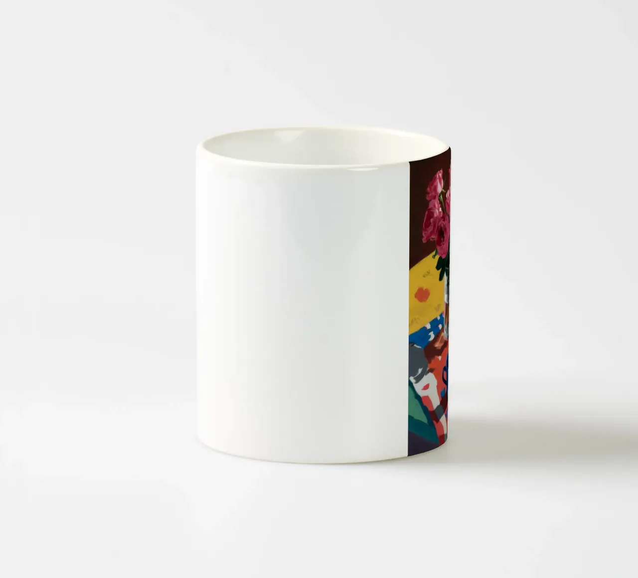 Peonie in vaso di rame tazza in ceramica da Fable Tempa