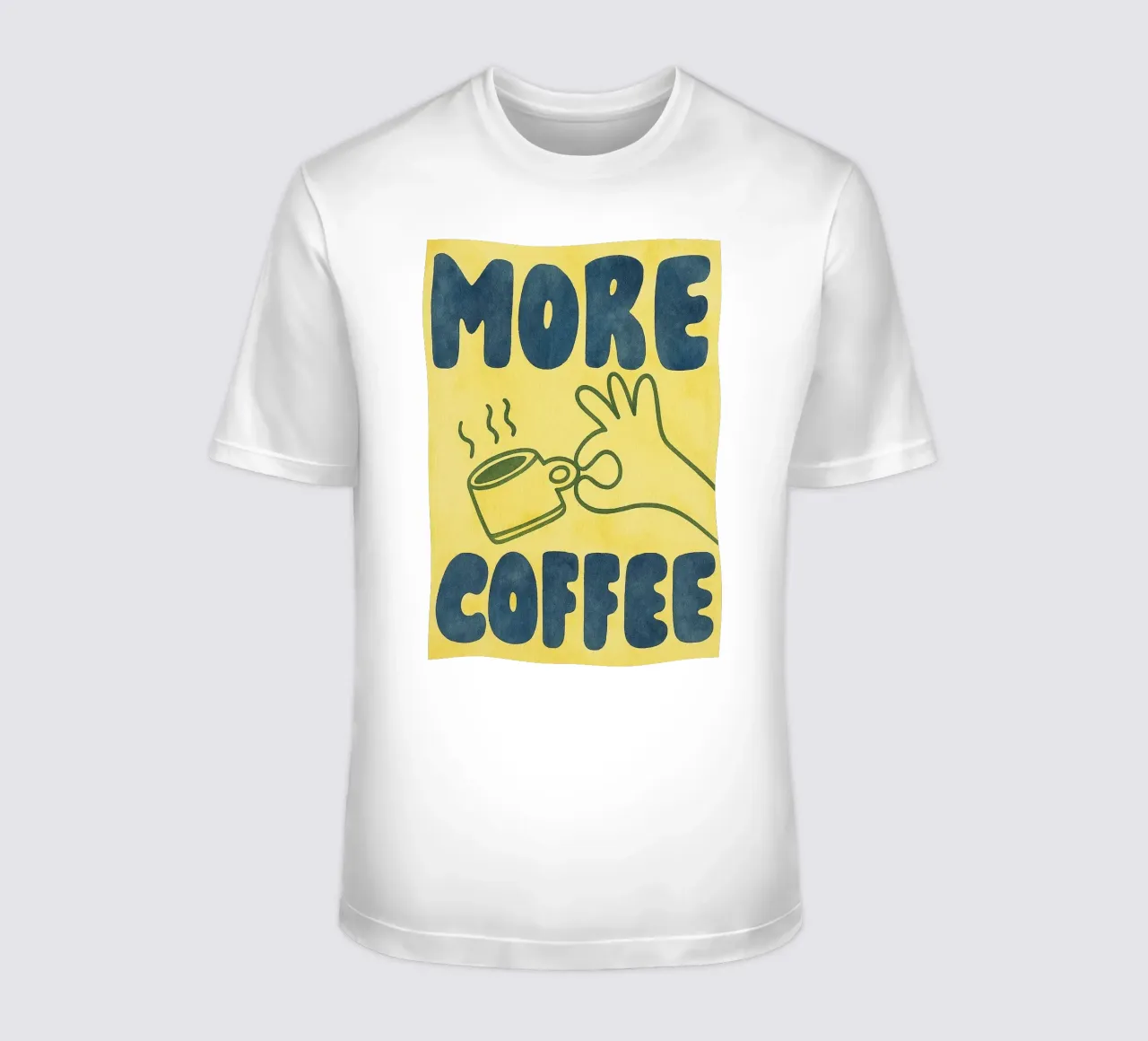 più caffè t-shirt da onelove